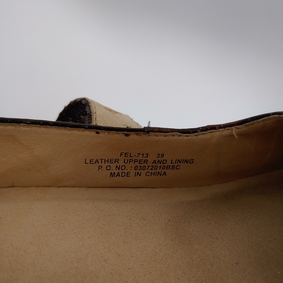 Alegria Feliz Snakeskin Print Mary Jane Shoes Clogs Leather US 9 / EU 39 - Picture 14 of 16